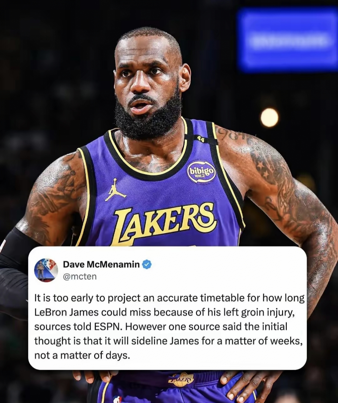 詹姆斯心情不佳湖人遭遇失利，球队连胜被终结的简单介绍